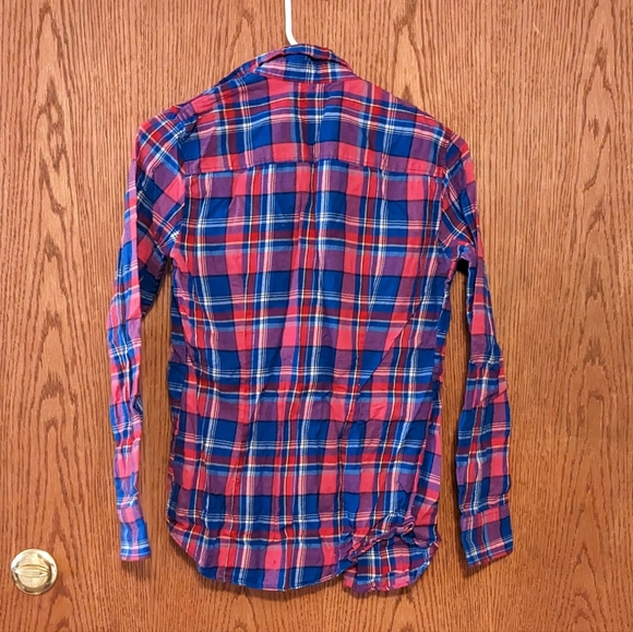 J. Crew Factory XS The Perfect Shirt Flannel Button Down - Picture 4 of 4